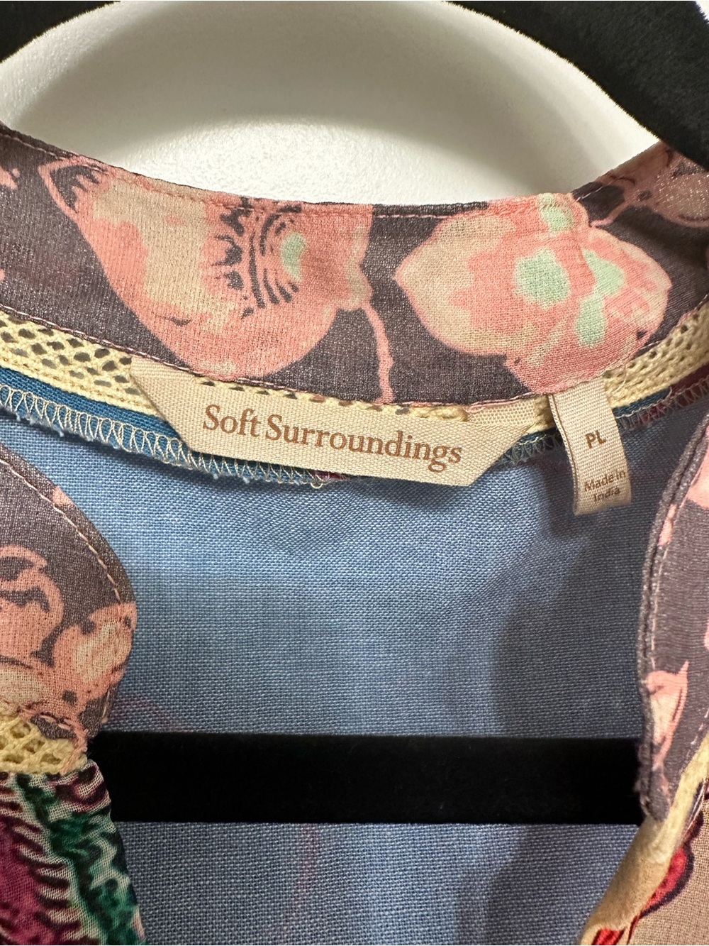 Soft Surroundings Lisette Printed Shirt size PL - Picture 8 of 9